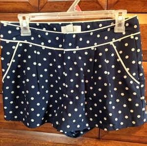 Navy/white polka dot shorts !!BOGO 1/2 off!!